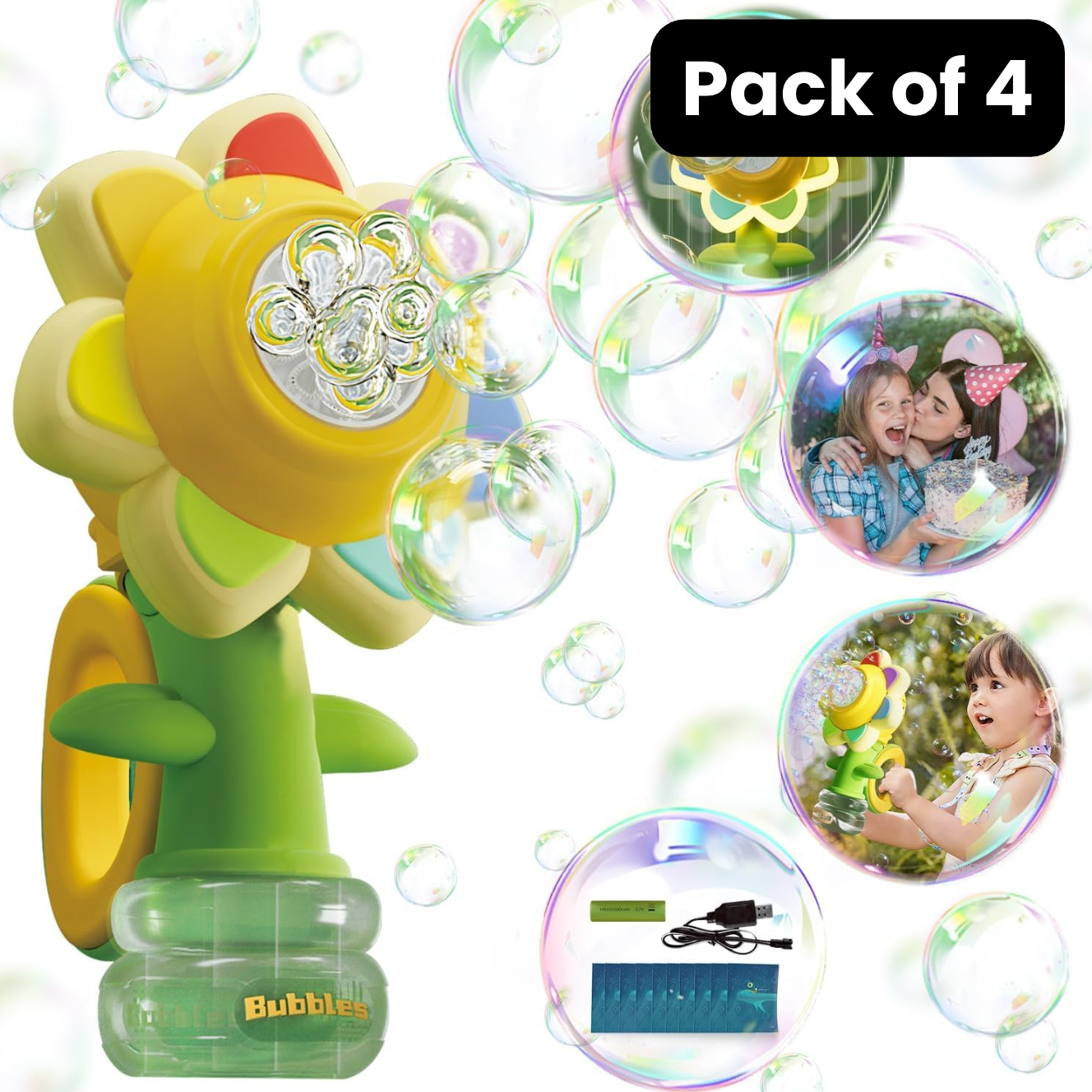 BloomBubbles™ – The Dancing Flower Bubble Blaster