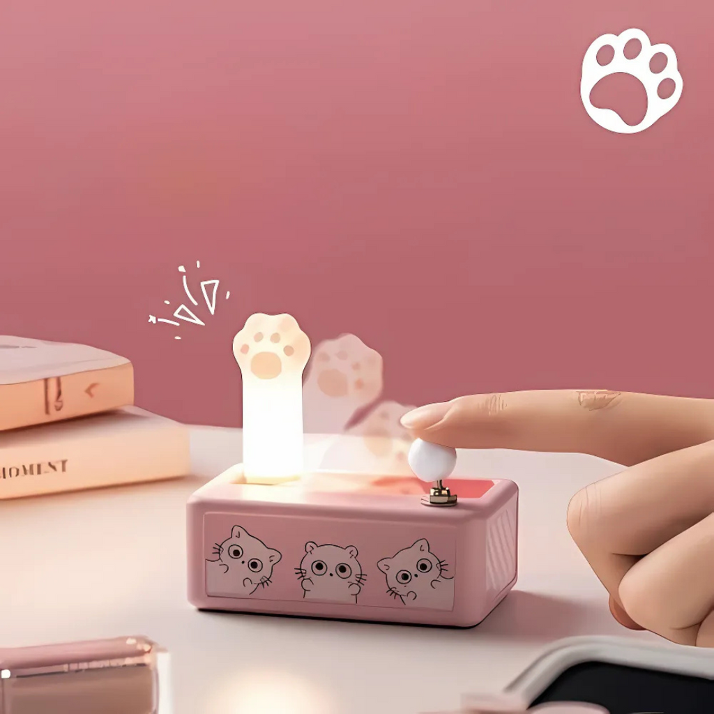 Pink 3D Cat Paw Light™