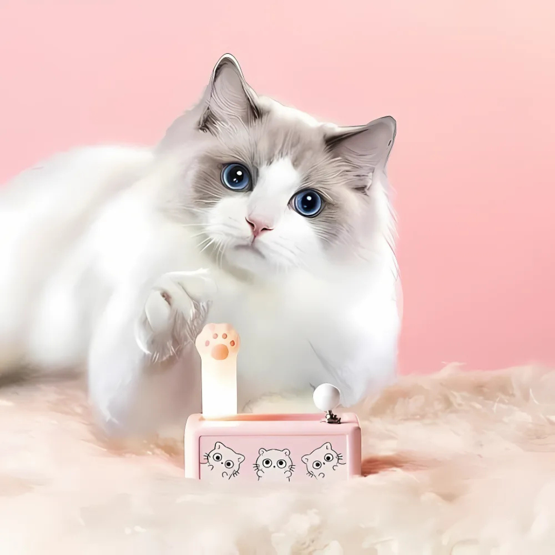 Pink 3D Cat Paw Light™