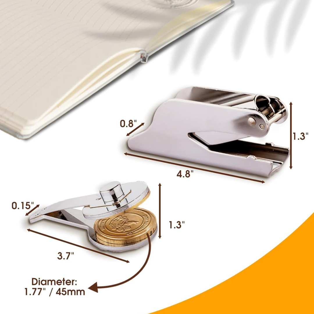 ImpressMark™ – Personalized Brass Book Embosser