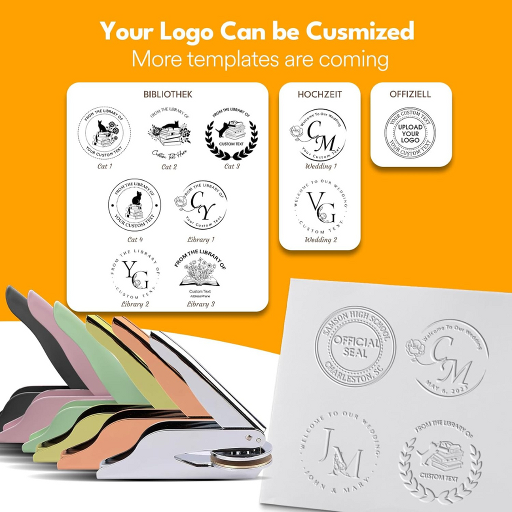 ImpressMark™ – Personalized Brass Book Embosser