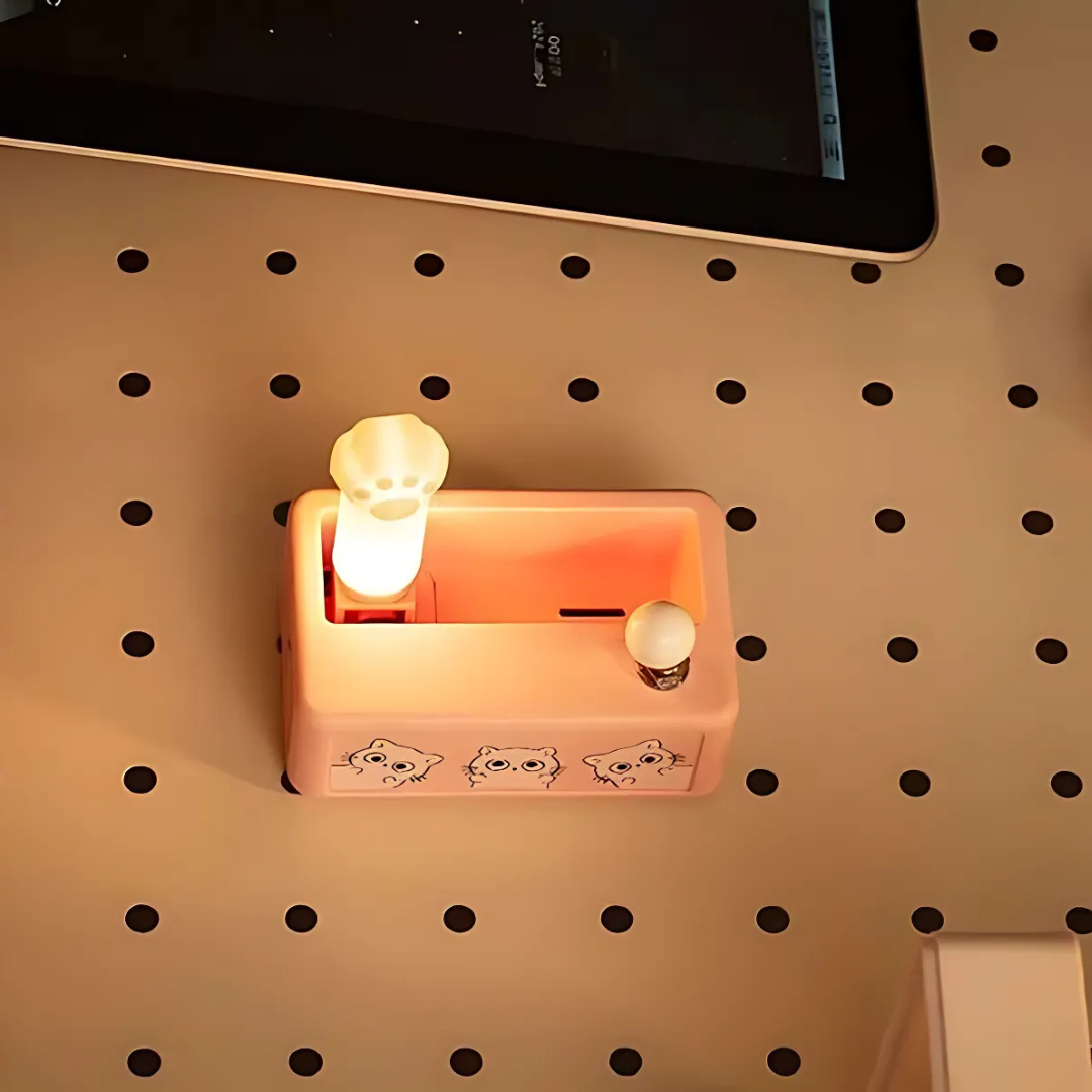 Pink 3D Cat Paw Light™