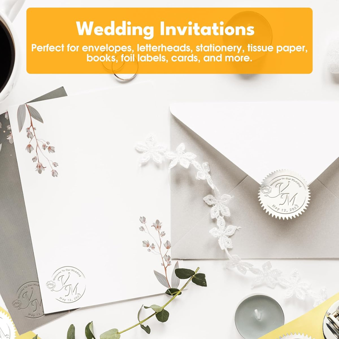 ImpressMark™ – Personalized Brass Book Embosser