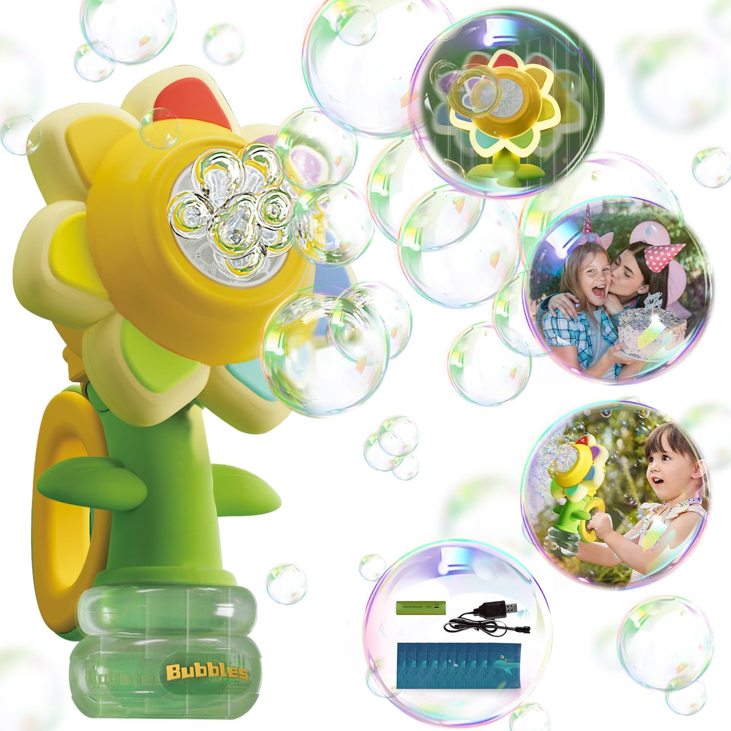 BloomBubbles™ – The Dancing Flower Bubble Blaster