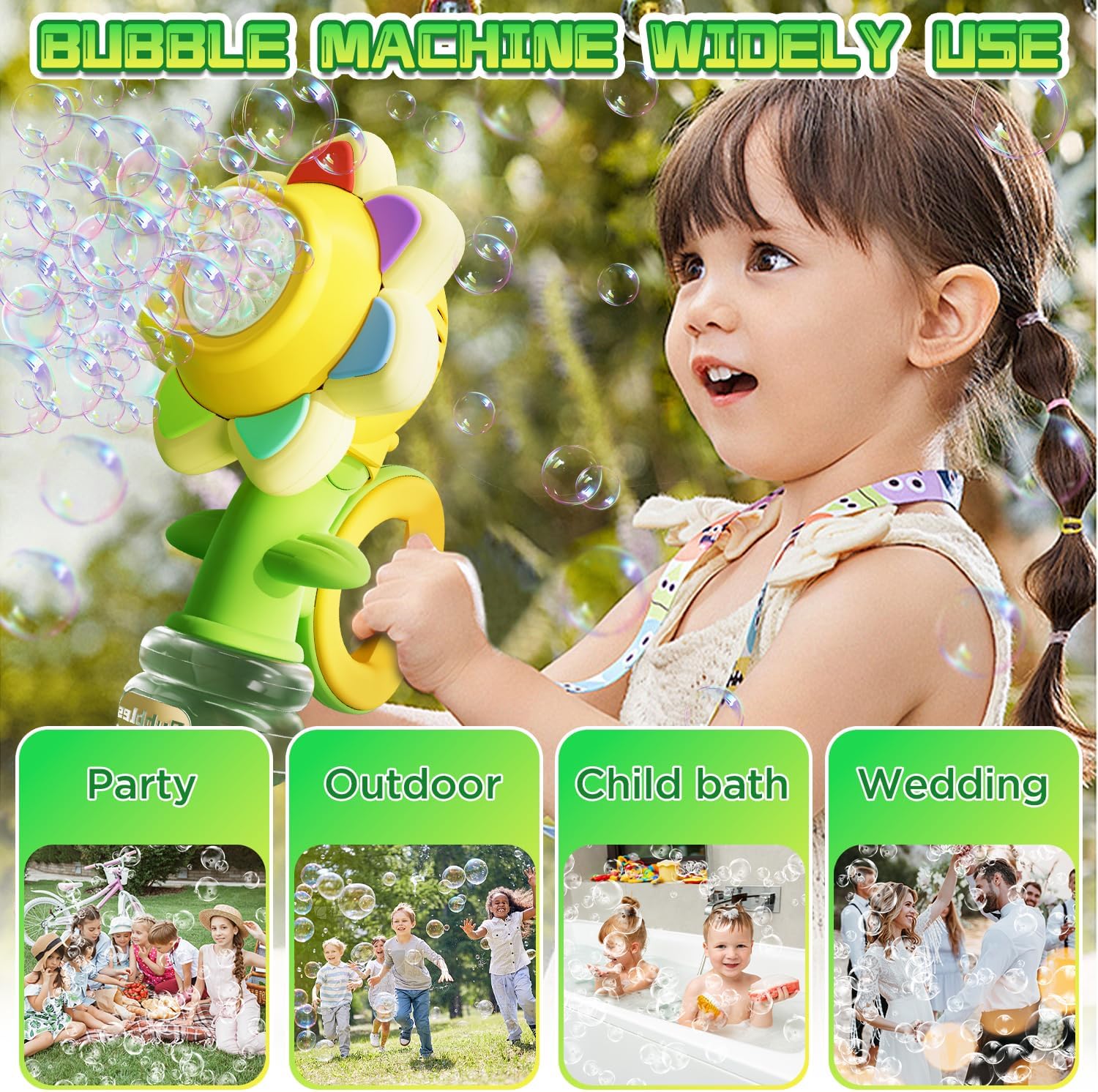 BloomBubbles™ – The Dancing Flower Bubble Blaster